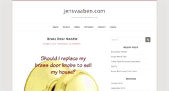 Desktop Screenshot of jensvaaben.com